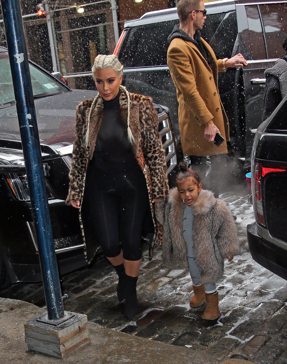 KardashianNavy's tweet photo. Kim and Nori ❤️❄️ https://t.co/RJQFbWD0uK