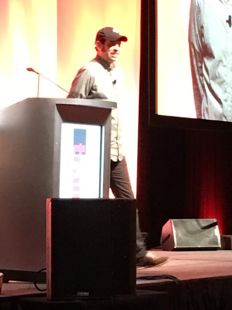 Meg_Huff's tweet photo. Wonderful presentation from Pixar's #jayshuster ! Great reminders to "make it great" #trgconf https://t.co/8GCHjBIuNF