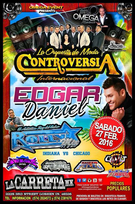 Indianapolis estare por primera ves con ustedes el sabado 27 de febrero en la discoteca "La carreta"<a href="/tag/salsafactorybunch"class="tags"><span>#salsafactorybunch</span></a>
