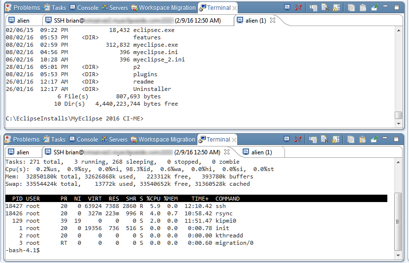 brianfernandes's tweet image. A2. MyEclipse now includes the TM Terminal plugin, which supports both local consoles &amp;amp; remote shells. #genuitecchat