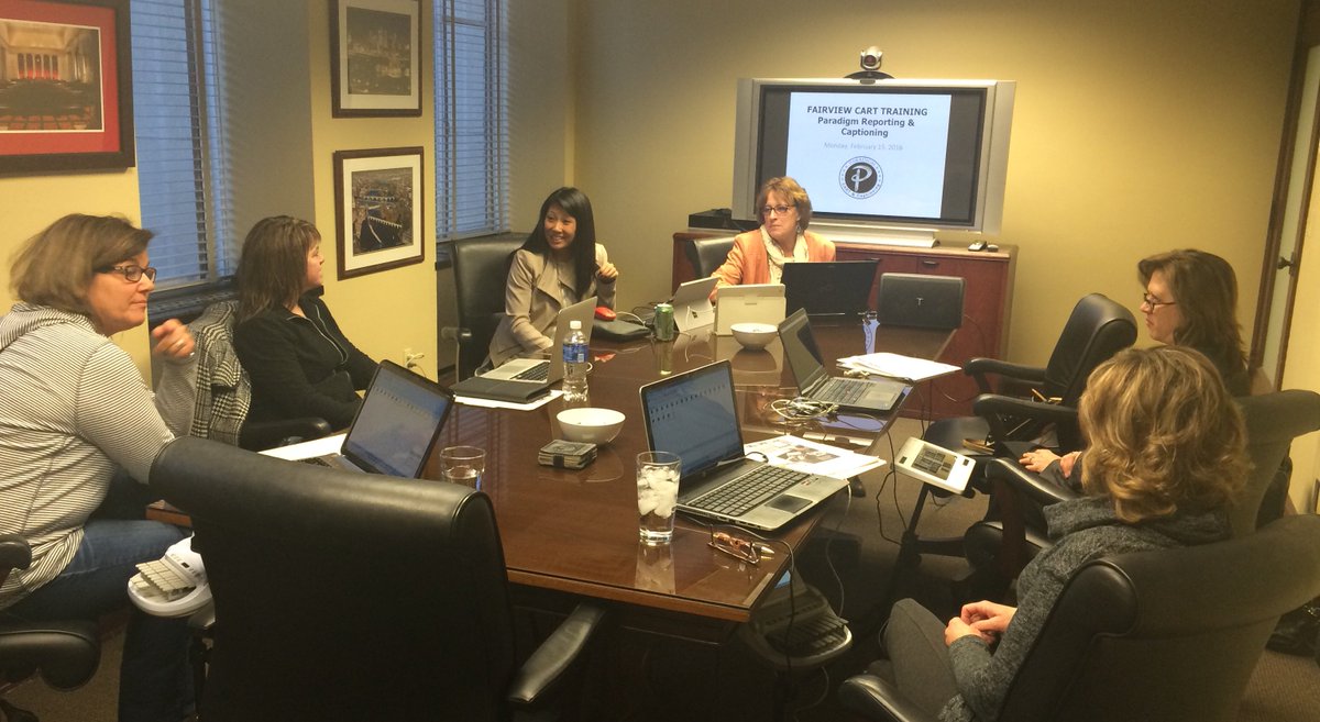ParadigmRC's tweet photo. Paradigm reporters taking their skills to the next level. #CARTtraining #CRCW16 https://t.co/45CNiZrKLj