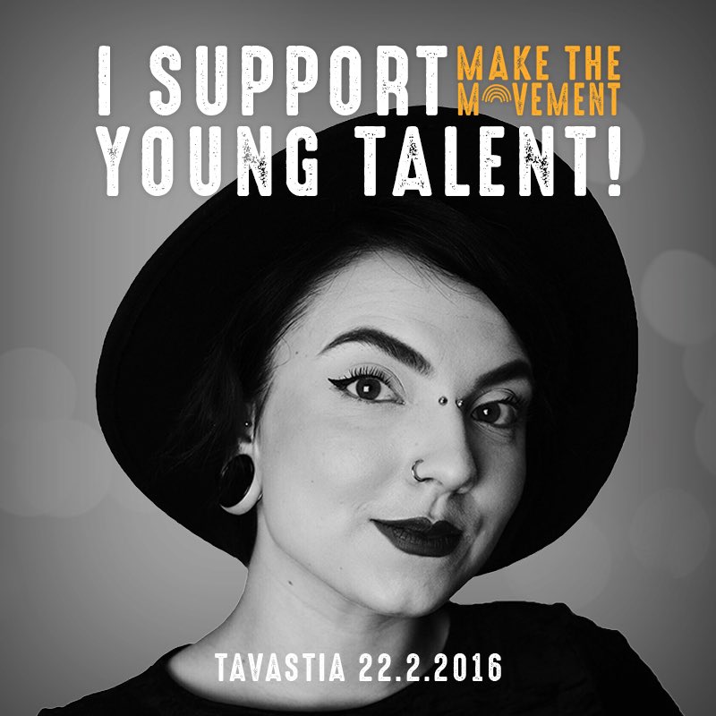 jookjoint_oy's tweet photo. Make the Movement -tapahtuman juontavat @axlsmithcom sekä @mariieveronica. #jookjointmovement #makethemovement https://t.co/1P8I4QLzAU