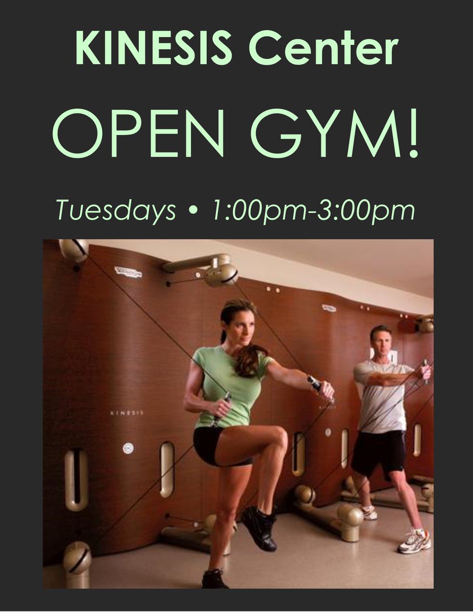 UMKCRec's tweet photo. Come kick of Kinesis Center Open Gym season today from 1:00-3:00pm! #kinesistraining #swinneyfit #roowellness #UMKC https://t.co/Fgzebkm8L9