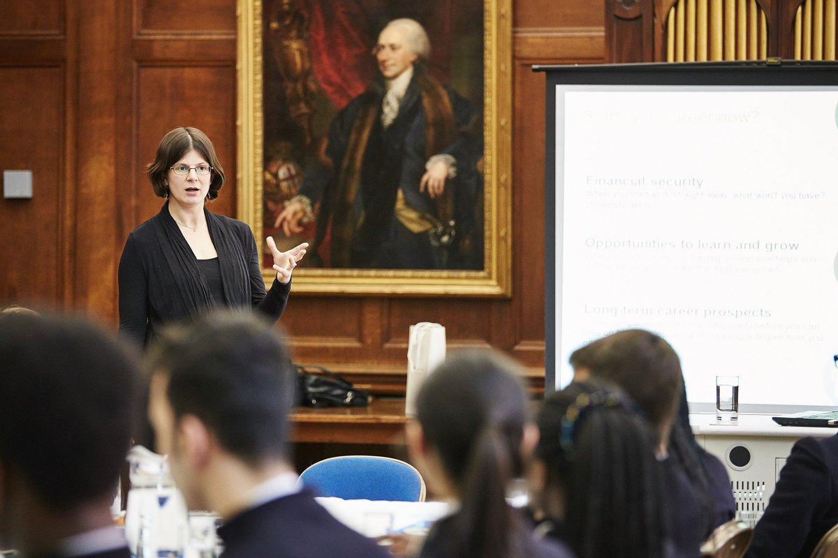 ‘Careers in Finance' A great talk by Dr Alice Medley who represented Deloitte, their work &amp; the Bright Start scheme