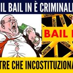 Il #Bailin è CRIMINALE oltre che INCOSTITUZIONALE
Parola di Magistrato della Corte dei Conti <a href='https://t.co/X6MNyKGAam' target='_blank'>https://t.co/X6MNyKGAam</a>  <a href='https://t.co/XgfOAfIBTX' target='_blank'>https://t.co/XgfOAfIBTX</a> 