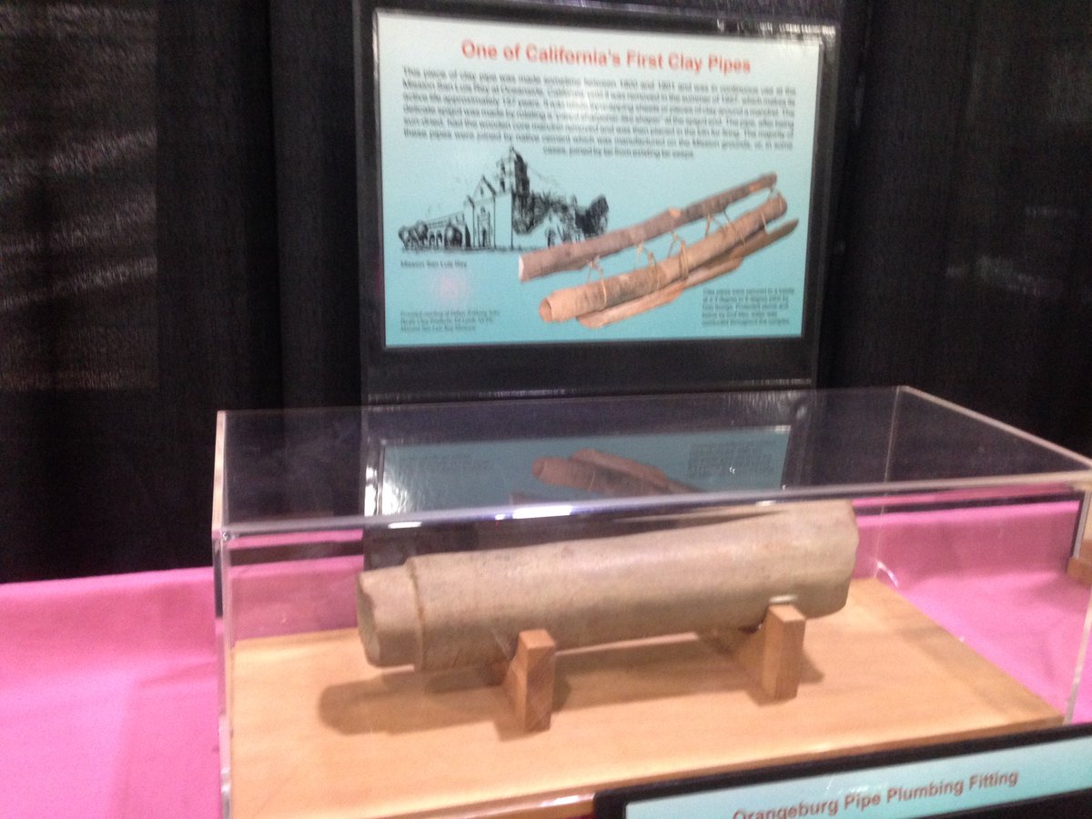 UCTonline's tweet photo. #Pics from #UCT2016: One of California's First Clay Pipes https://t.co/IEawLI6bCs
