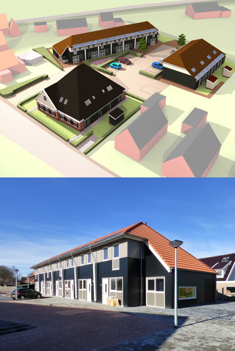 Eerste schuurwoningen 't Boerenerf te Sint Maarten opgeleverd.
Bewoners geniet van jullie nieuwe landelijke omgeving