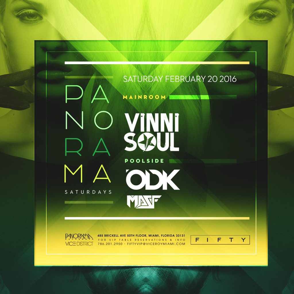 ODKofficial's tweet image. This Saturday catch all the madness and my debut at @FIFTYMiami with the homies @masfsound !! @ViceDistrict