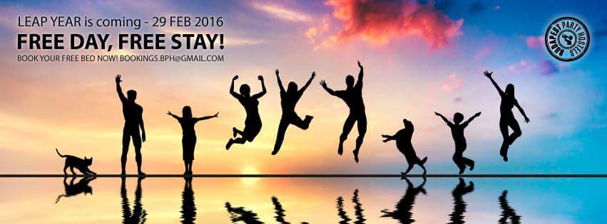 BPhostels's tweet image. @BackpackerStuff We're celebrating #LeapDay by giving away all our beds for free on 29 Feb! #FreeDayFreeStay