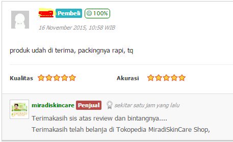 miradi_'s tweet photo. Testimoni lainx pembeli di tokopedia ;) | Pembeli &amp; penjual aman &amp; nyaman transaksinya, klik https://t.co/jKHTpvmq1v https://t.co/pwBOniPRit