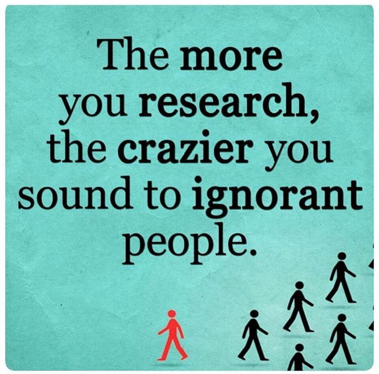 TrutherUfo's tweet photo. Insanity is remaining ignorant... https://t.co/dtxqK629Lc