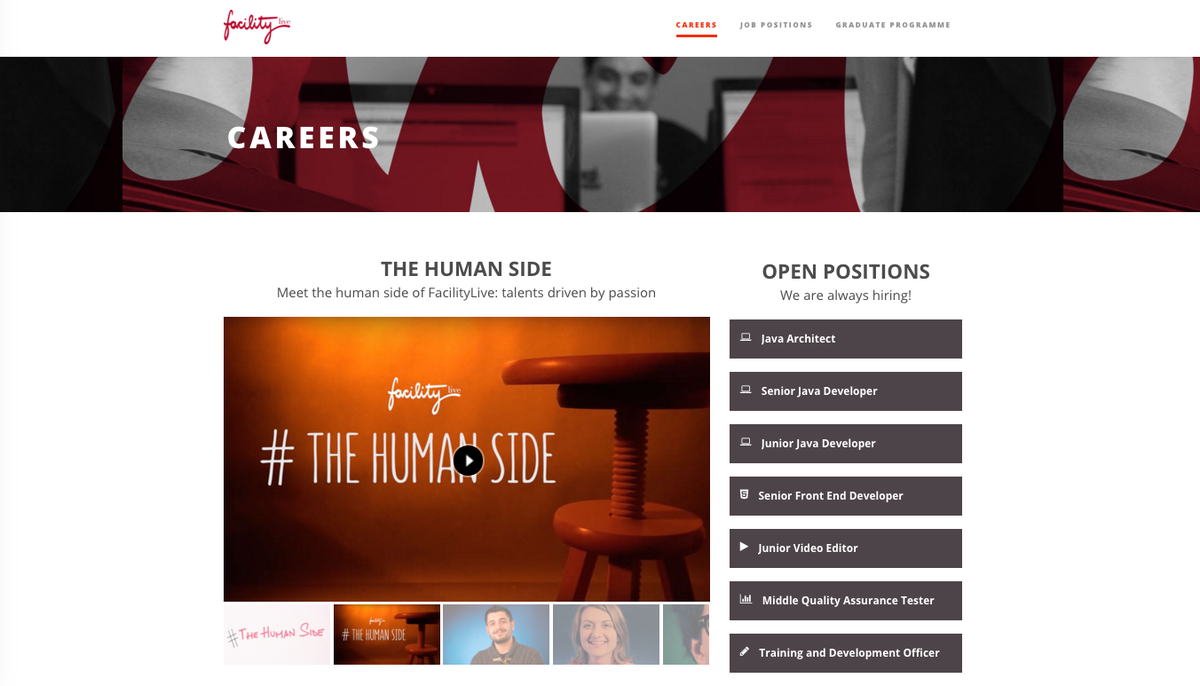 FacilityLive's tweet photo. #FLCAREERS:è online https://t.co/5TMCdpHQ4g! Registrati a #FLGraduateProgramme scopri #TheHumanSide fai application! https://t.co/hpCGk4cxZd