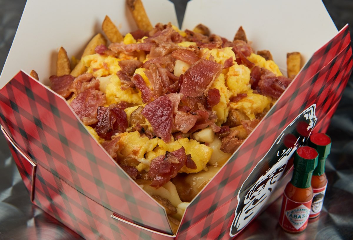 poutinerie's tweet photo. The Hangover Poutine is bad decision Kryptonite - RT for a chance to WIN a $100 gift card. https://t.co/cF90Mu5HL5