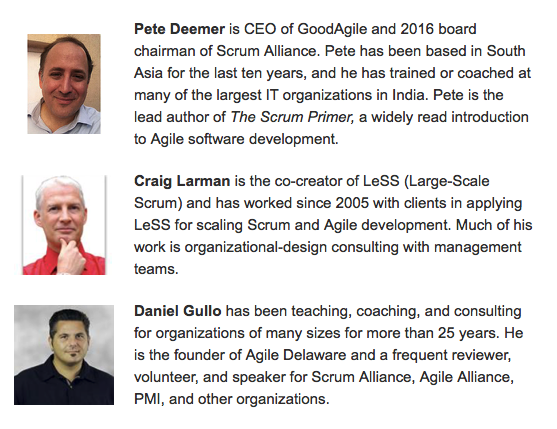 ScrumAlliance's tweet photo. Announcing our 3 keynote speakers for the Global SCRUM GATHERING® Bengaluru 2016 #SGBLR: https://t.co/ov2xF0h3VC https://t.co/NuIoKlkeqo