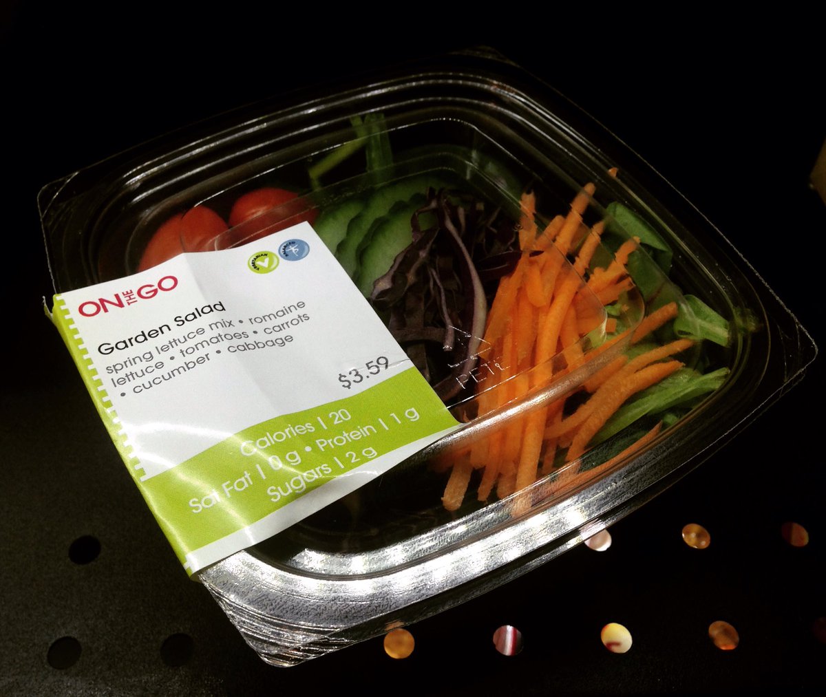 Wanna a fresh Garden Salad without lining up? Pick up ur salad at <a href="/OntheGoQC/">OntheGoQuickCuisine</a> ! Available at WF, CL&amp; SJ. Only $3.59!