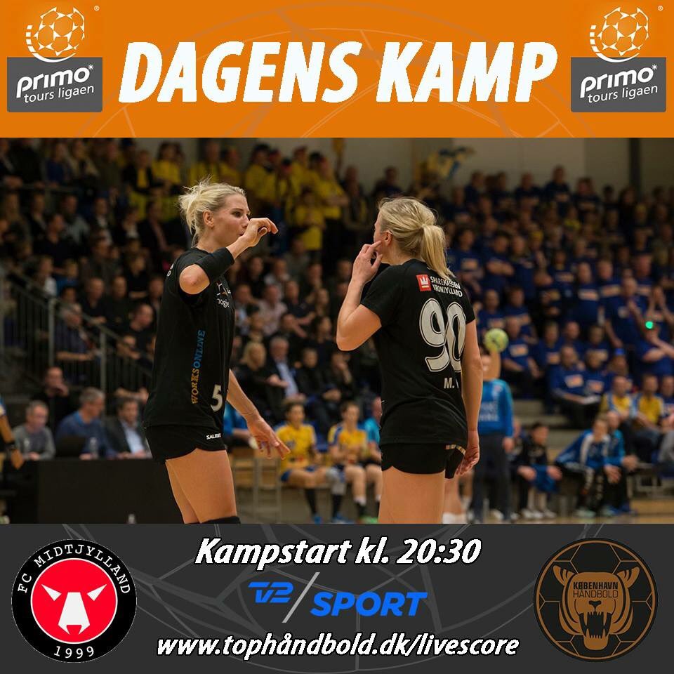 I aften spiller FCM Håndbold hjemme mod <a href="/KBHBolddk/">København Håndbold</a>. Kampen kan ses på <a href="/TV2SPORTdk/">TV 2 SPORT</a> med kampstart klokken 20:30.