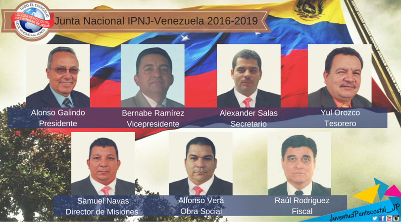 JuventudPentec's tweet photo. Junta Nacional de la #IPNJ en Venezuela Periodo 2016-2019. #HaciaUnCrecimientoConsolidado https://t.co/KuGqmF38uN