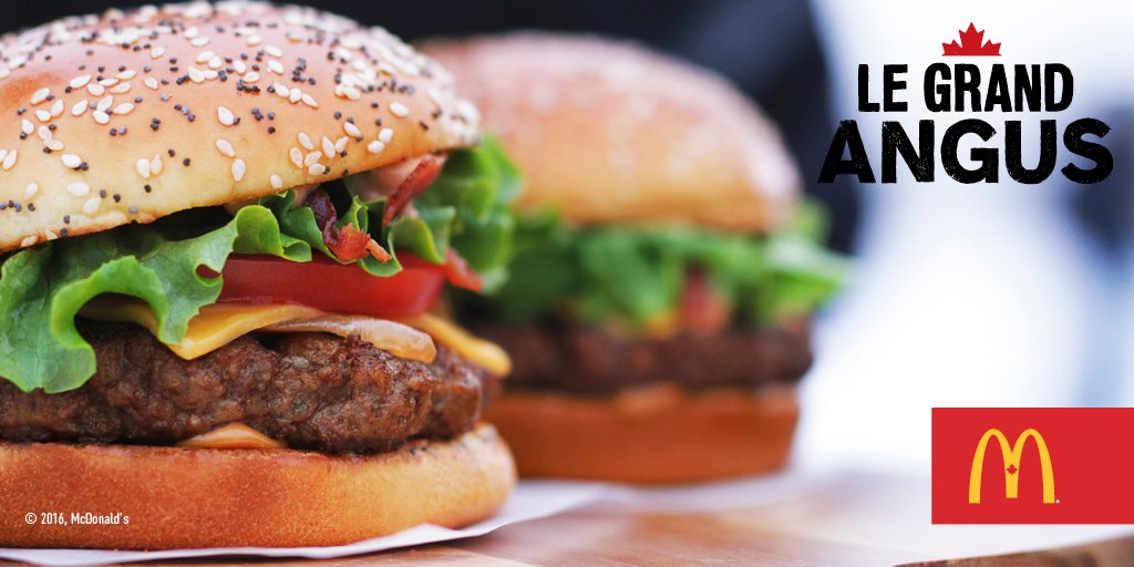 McDoCanada's tweet photo. La sauce est «nice»! 
Le #GrandAngus. Approuvé par les plus grands. https://t.co/S4Pnj8hyuM https://t.co/kNWwNGUo3Y