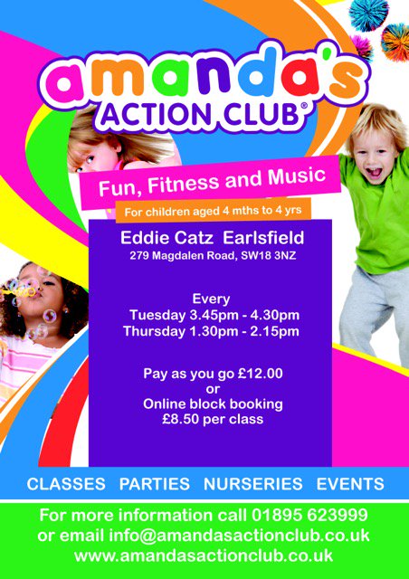 <a href="/EddieEarlsfield/">eddiecatzearlsfield</a> so great to see you <a href="/actionamanda/">Amanda Cox</a> on the Earlsfield scene!