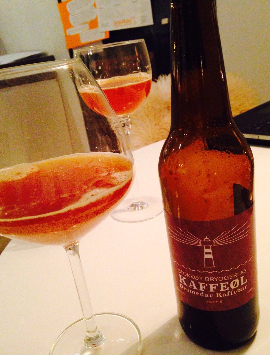 Kaffeøl er lansert!
Samarbeid med Stokkøya Bryggeri og <a href="/DromedarKaffe/">Dromedar Kaffebar</a>
IPA og La Hondurita kaffe,El Salvador kaffe.