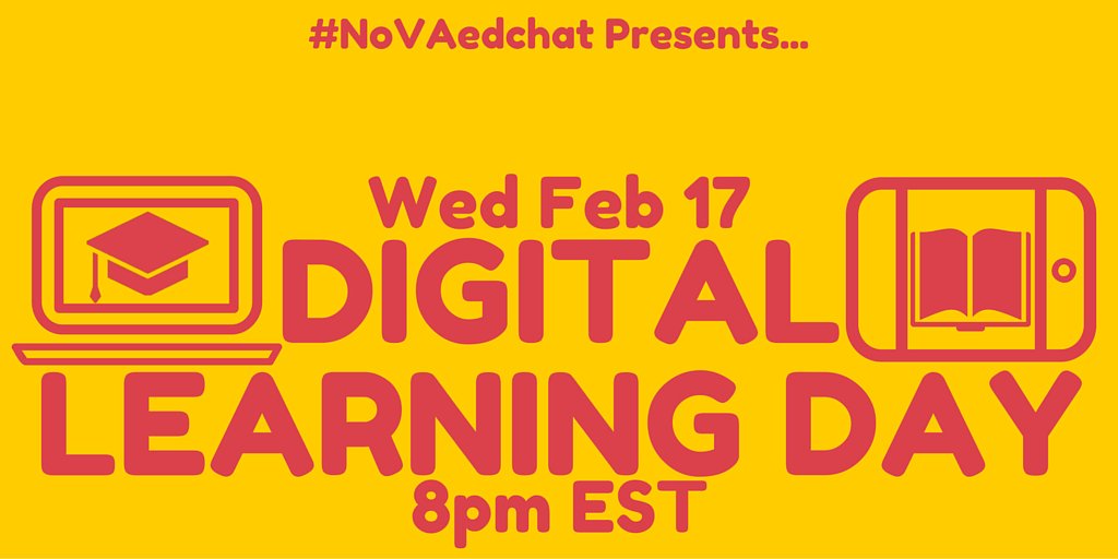 NoVAEdChat's tweet image. Happy almost #DigitalLearningDay #NoVAedchat! Let&apos;s chat about how you #DigitallyLearn in school @OfficialDLDay #DLD