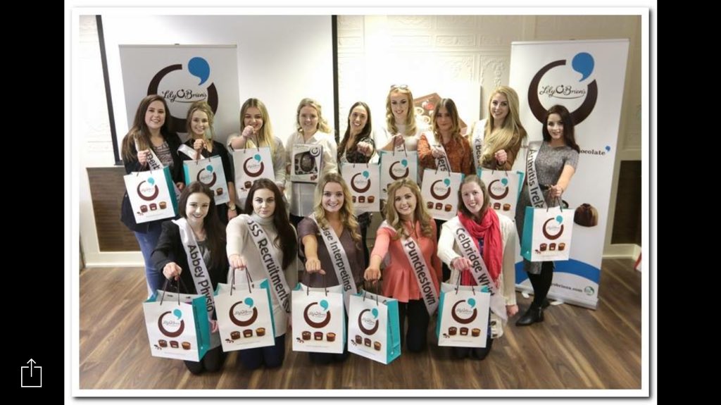 KildareRose's tweet photo. Our Kildare roses @lilyobriens trying to keep their lent promises @RoseofTralee_ @kfmradio #chcolates https://t.co/urYdXjdaBd