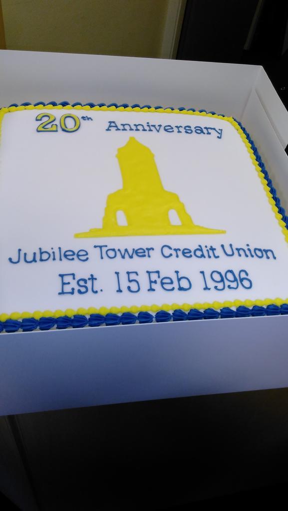 JubileeTowerCU's tweet photo. Thank you so much to @FlecksCakes for their delicious offering at our AGM. Our Members &amp; volunteers loved it: https://t.co/xBYJhAveOt