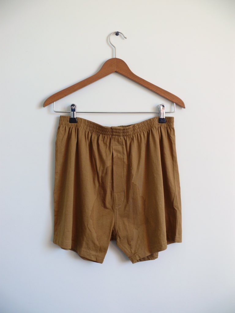 lindahubbardart's tweet photo. COSTUMES OF WAR
Pissed Pants - Abandoned Medically Discharged 
British Army Pants. Before/After

Paint,Pants©Hubbard https://t.co/JfjsWbr8Mv