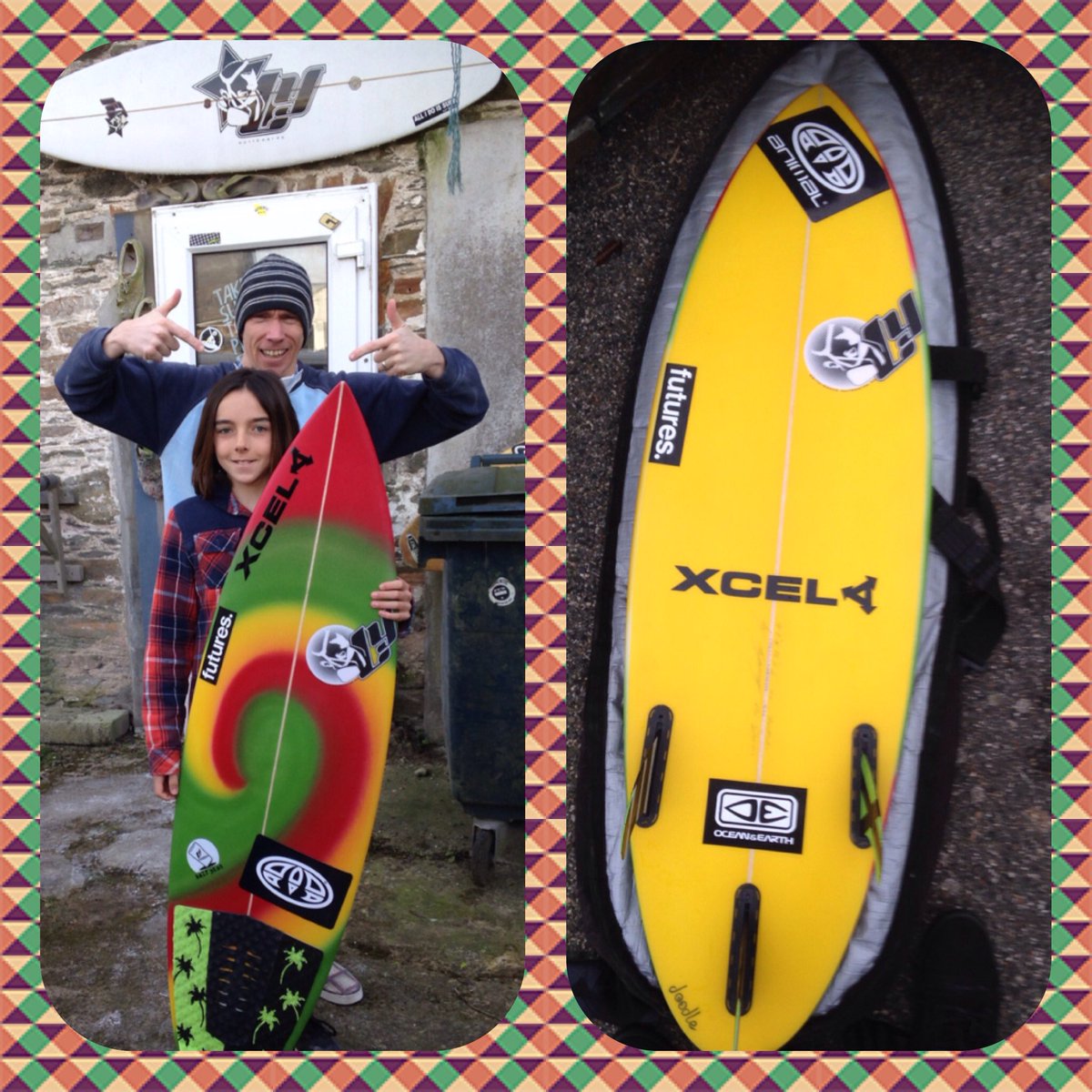 Massive thank you to <a href="/LYSurfboards/">luke young</a> for making our grom very happy !! @Animal_Team <a href="/surf_solutions/">Surf Solutions</a> 2016 lets go !!