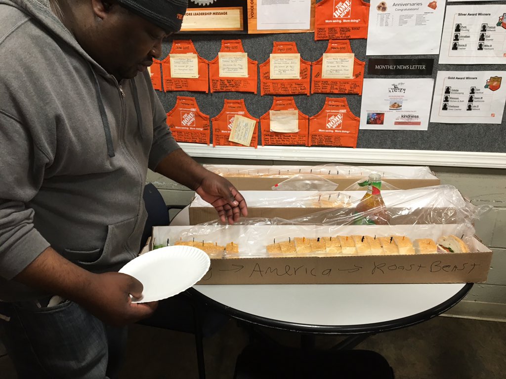 Today is NATIONAL ACT OF KINDNESS DAY! sandwiches for 6210!!!