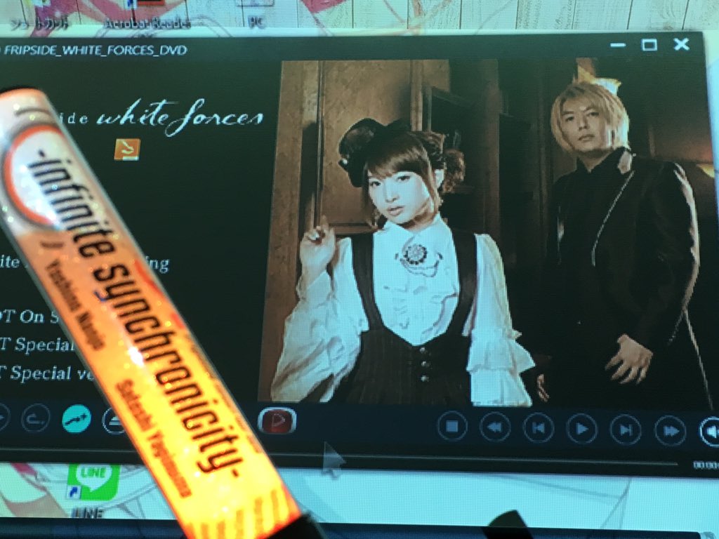coating_choco's tweet photo. 今見てます(プロジェクター再生で
#fripSide
#whiteforces https://t.co/yNfEKLv9ay