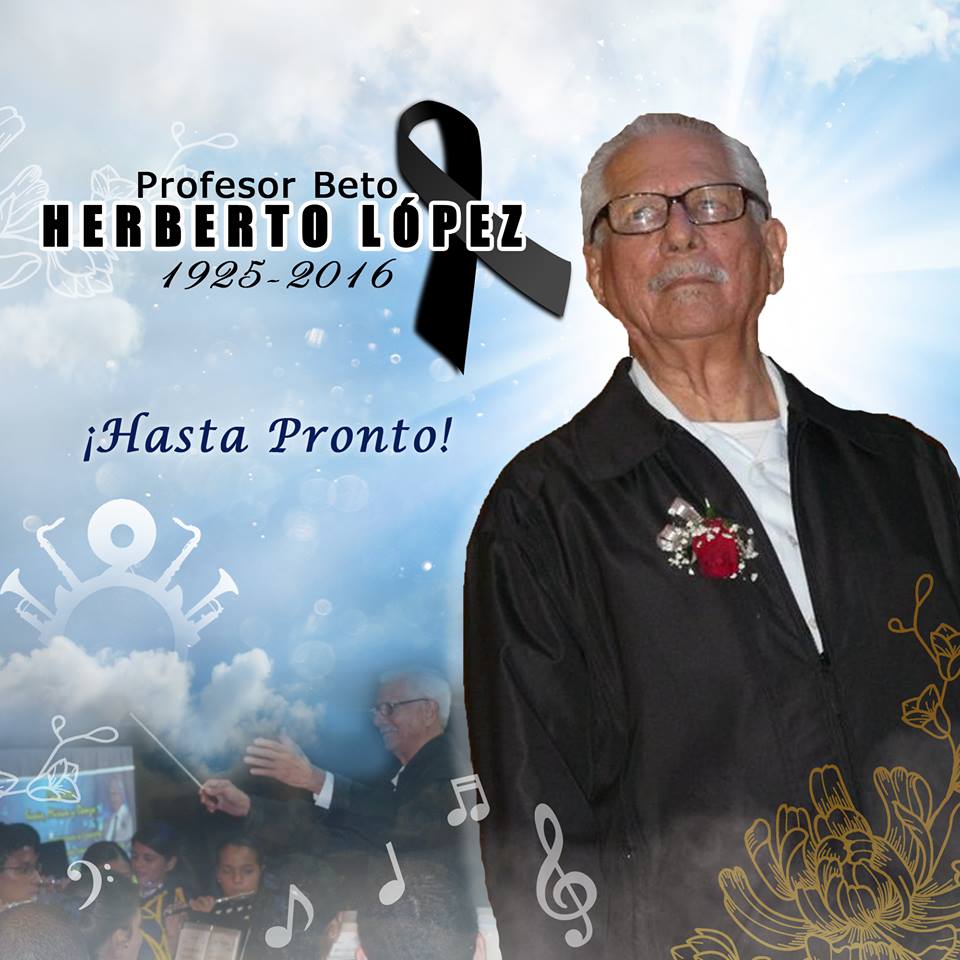 baherlojdc's tweet photo. Falleció el día de hoy #Chitré el Prof: Herberto (Beto) López P. Director (1967 a 2002) &amp; fundador de ntra. banda https://t.co/MF6lmJPerH