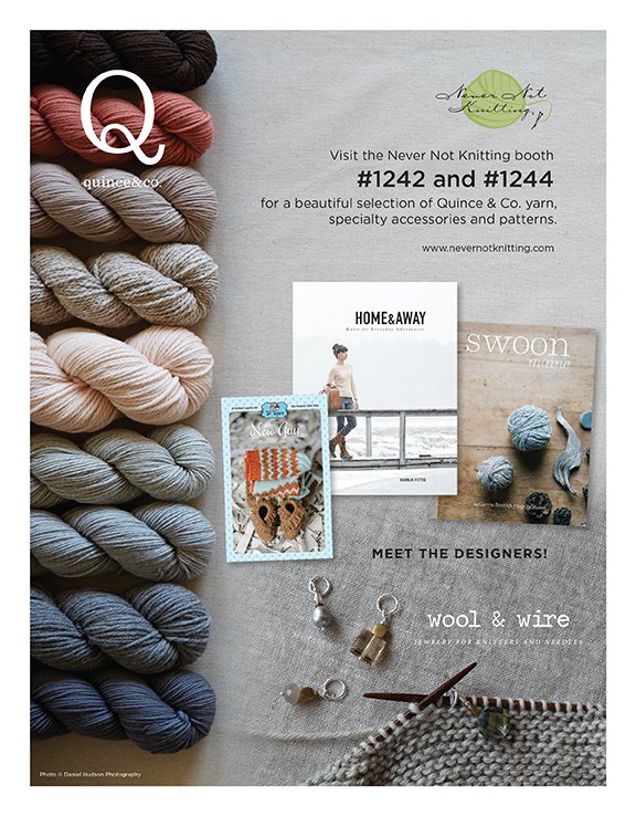 nevernotknittin's tweet photo. Come visit us at Booths 1242 and 1244 at Stitches West to meet Hannah Fettig, Carrie Hoge, and Kate Oates! https://t.co/HUUs17CkTR