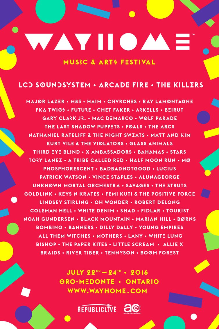 Aesthetic_Mag's tweet photo. Contest: Win 2 GA tickets to #Wayhome 2016! | Follow @Aesthetic_Mag + RT | https://t.co/L3JnQEpySx https://t.co/BBhQNc0AQs