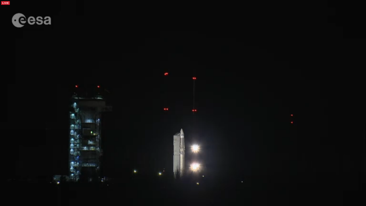 ShuttleAlmanac's tweet photo. LIVE - T-3 mins to Russian Rokot (former ICBM) launch from #Plesetsk carrying the @ESA #Sentinal3 #Sentinal3A https://t.co/2M7VKFOHcZ