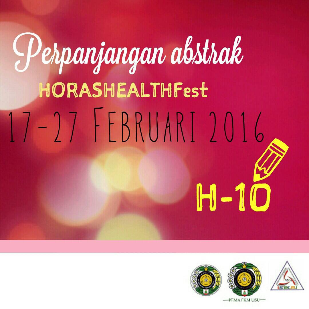 PEMAFKM_USU's tweet photo. Pengumpulan abstrak diperpanjang,......... https://t.co/hwytCZFHC6