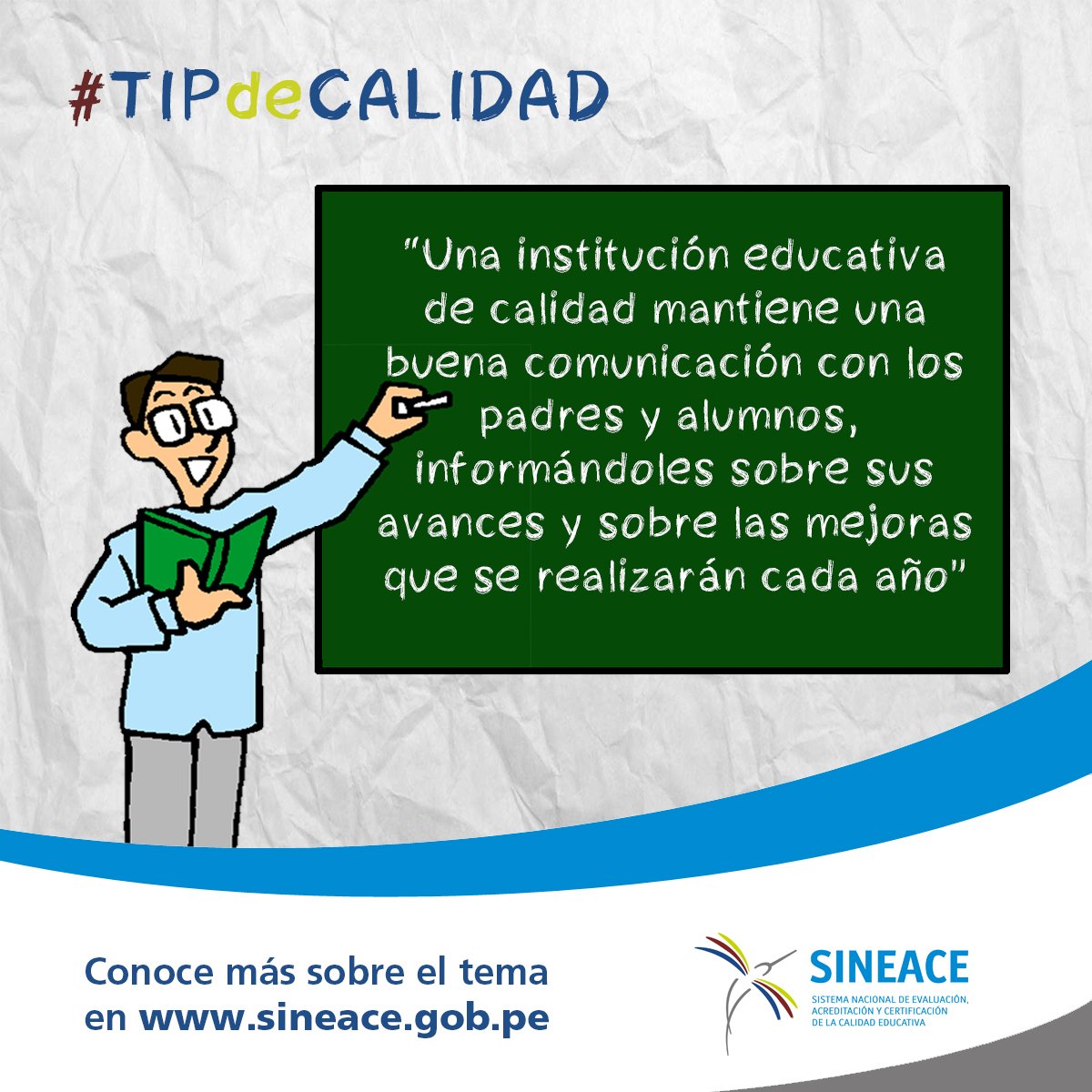 SineacePeru's tweet photo. Hoy iniciamos nuestra sección de #TipsdeCalidad. Comenta y comparte con tus colegas https://t.co/ew61uTzOS6 https://t.co/kL8Di6Iq7b