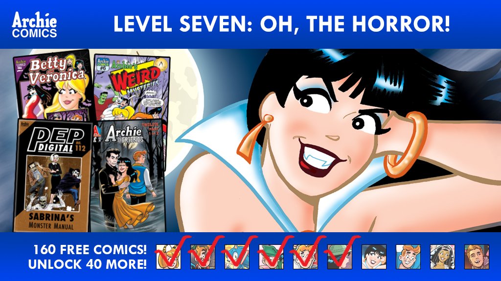 ArchieComics's tweet photo. Level 6 Complete! More comics are FREE when this tweet reaches 100 retweets! #ArchieUnlocks https://t.co/nomka2HlpM https://t.co/8nbeLrUNJh