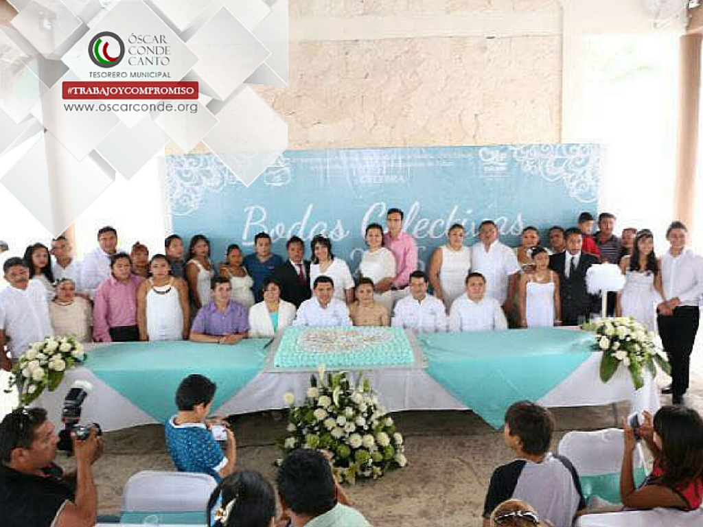 OscarCondeCanto's tweet photo. Les deseo mucha felicidad a todas las parejas de "Bodas colectivas 2016" en #Tulum. @DavidBalam @EvaPootDeBalam https://t.co/OGyAij7lv1