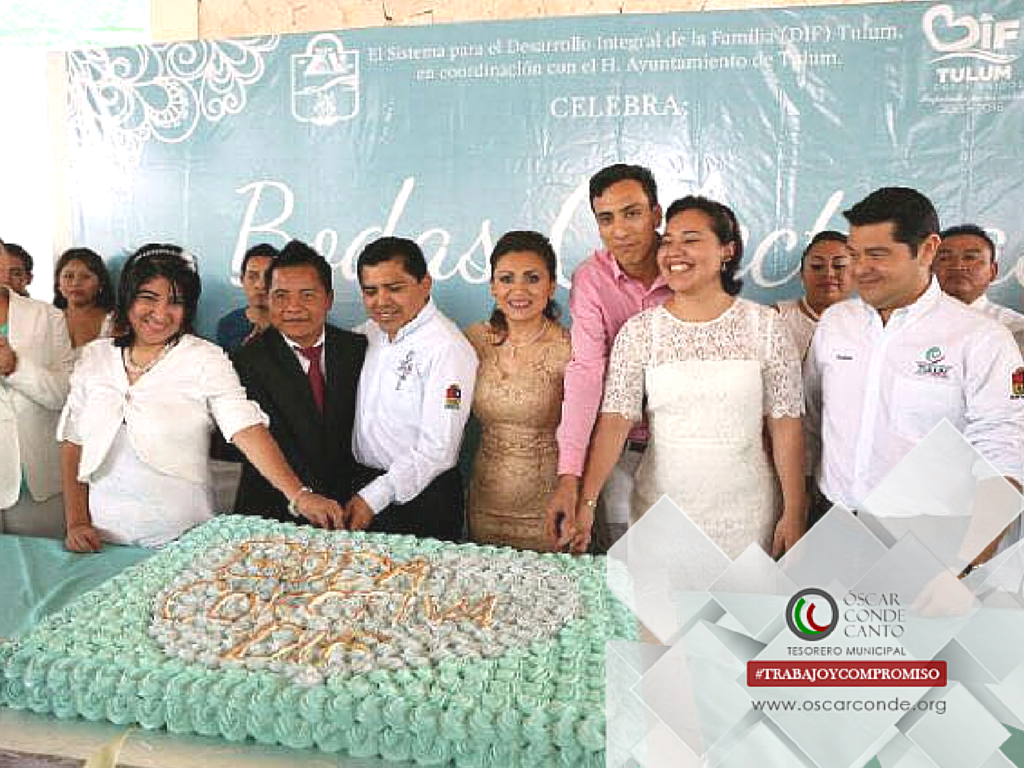 OscarCondeCanto's tweet photo. Les deseo mucha felicidad a todas las parejas de "Bodas colectivas 2016" en #Tulum. @DavidBalam @EvaPootDeBalam https://t.co/OGyAij7lv1
