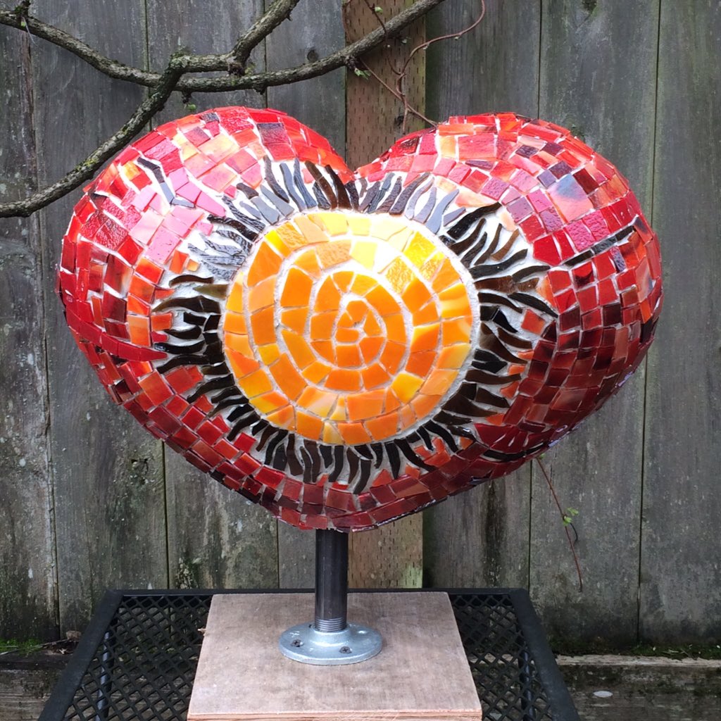 Book Tour rolls on! Seattle Feb 17-18 #nwfgs Mosaic demos for garden locations. #mosaic #creative