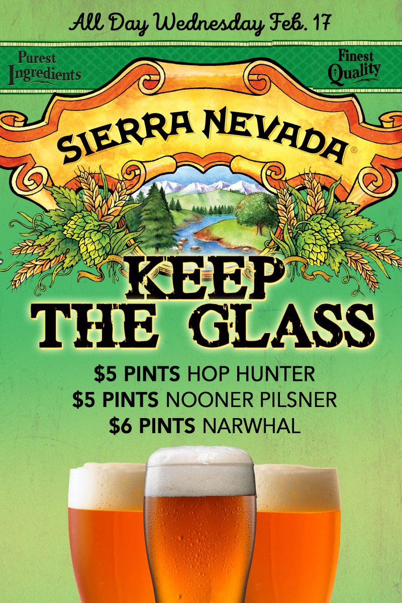 Sheridans_NJ's tweet image. KEEP THE PINT NIGHT AT SHERIDANS - 1m.ag/QNeeb