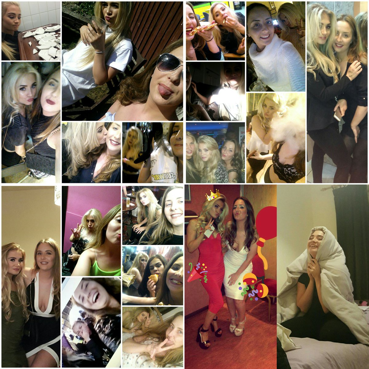 xdaniellejones_'s tweet photo. Can't believe u turned 21 Today, me lil baby face. Happy birthday my blondey 😘 Hope ur enjoying Amsterdam 🎉🎈👸🎁💖🎂 https://t.co/XmyVBVcmsN