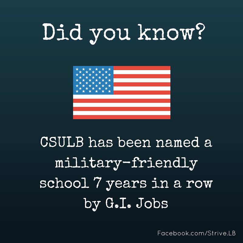 CSULBVetNet's tweet photo. #CSULB #Studentveterans #StriveLB https://t.co/14LSL7m8lR