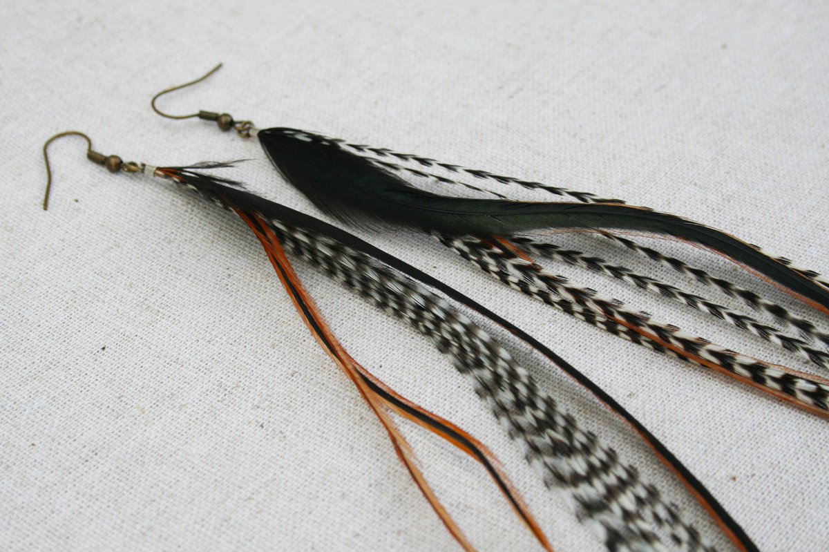 MinorFragment's tweet photo. https://t.co/zxdsBwgiOr #handmade #etsy #feather #featherearring #earring #longfeather #featherjewelry #jewelry https://t.co/fXHvIbnAaC