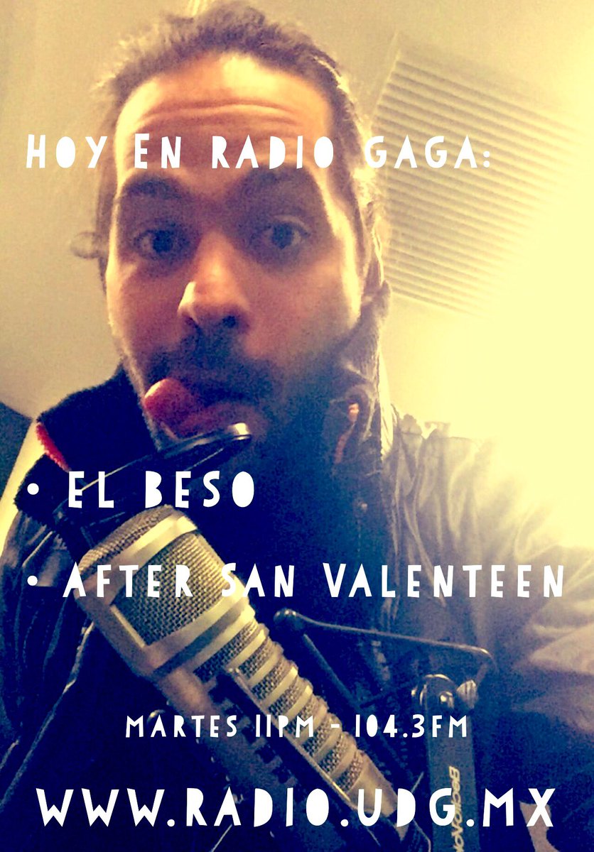 Hoy en <a href="/RadioGaGaQueer/">Radio GAGA</a> #beso #aftersanvalentin <a href="/Majojoo/">María José 🍄👁️✨</a> #mello #udg #radio