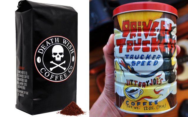 OverdriveUpdate's tweet photo. Coffee companies marketing to truckers with ‘Trucker Speed,’ ‘Death Wish Coffee’: https://t.co/TUIKbCPsmp https://t.co/BOmHuuziwT