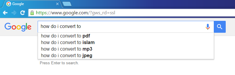 Sure Islam is #2, but it's the fastest growing file format. By 2050 it'll outrank PDF.