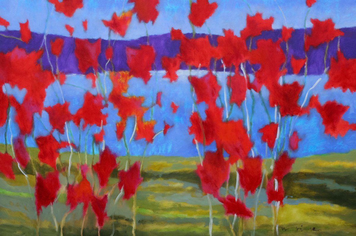 MarshallNoice's tweet photo. "Wild Roses, Wild Horse" oil on canvas, 40x60
New painting headed to @LustreGallery in Telluride 
#MarshallNoice https://t.co/0QbvxSALVf