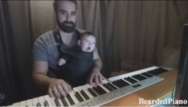 Tonya0933's tweet photo. This Cute Baby Is No Match For Dad’s Soothing Piano Lullaby – Just Look At Him Yawn! https://t.co/IK08N3AXjS  https://t.co/i4s6MON0Xg